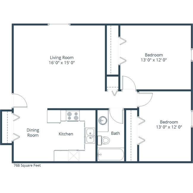 Floorplan - Riverpark Apartment Community