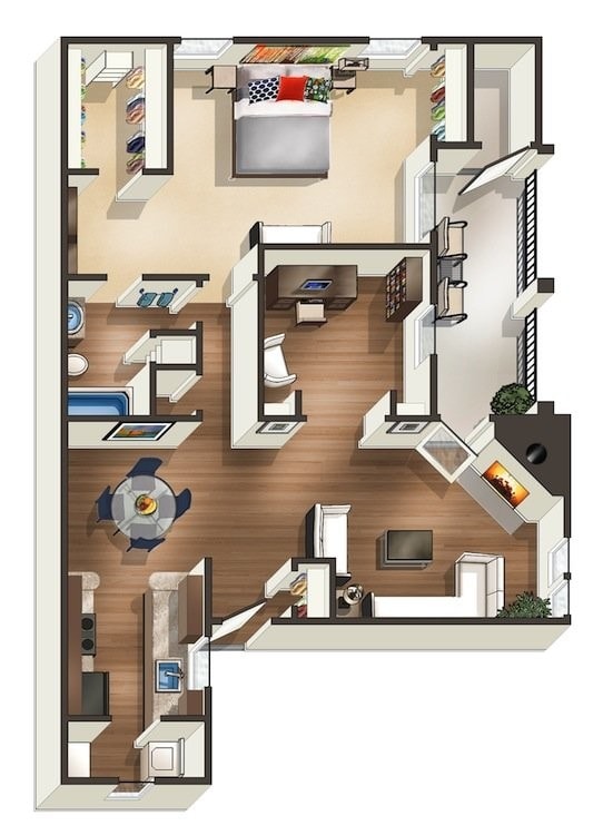 1 BED / 1 BATH - Sandshell at Fossil Creek