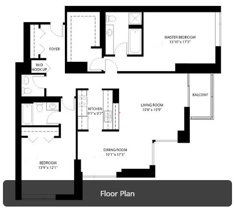 Floor Plan - 1160 S Michigan Ave