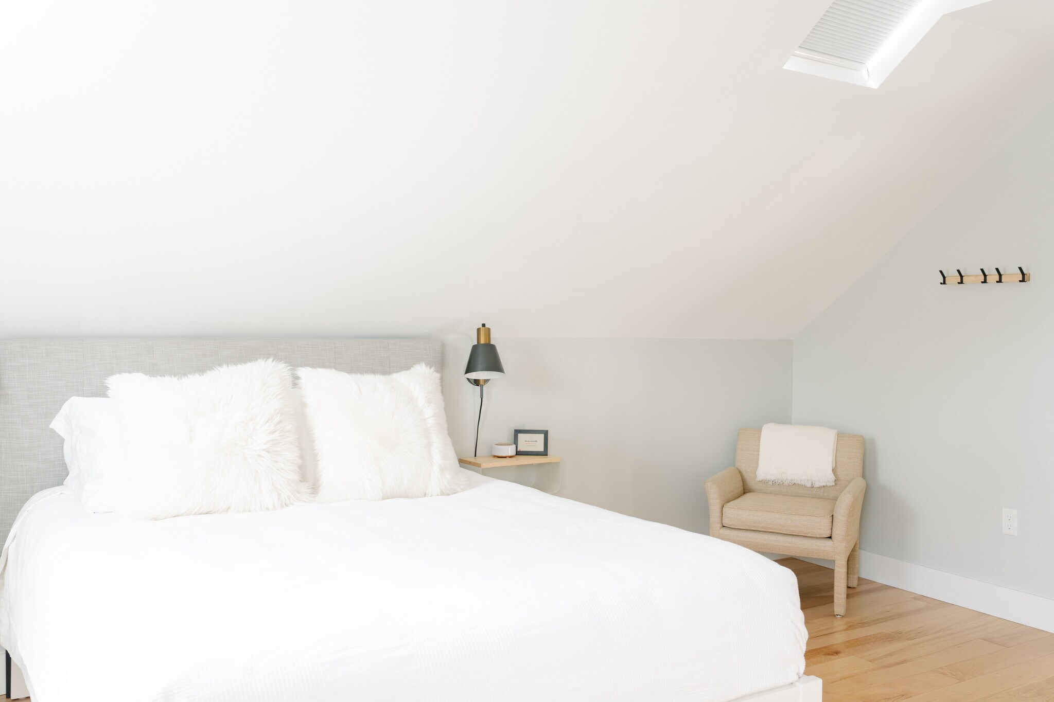 Primary bedroom shown with queen bed. Plenty of space for king. - 80 Maple St