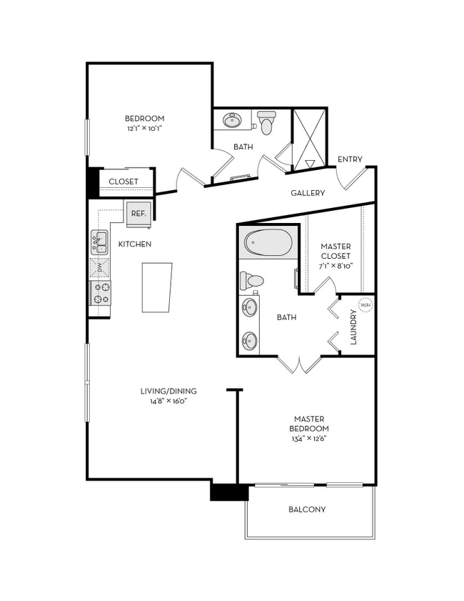Floorplan - The Heights at Park Lane