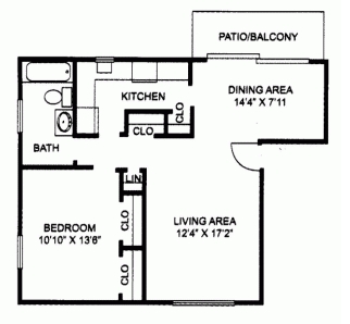 Floorplan - Olde Towne Apartments