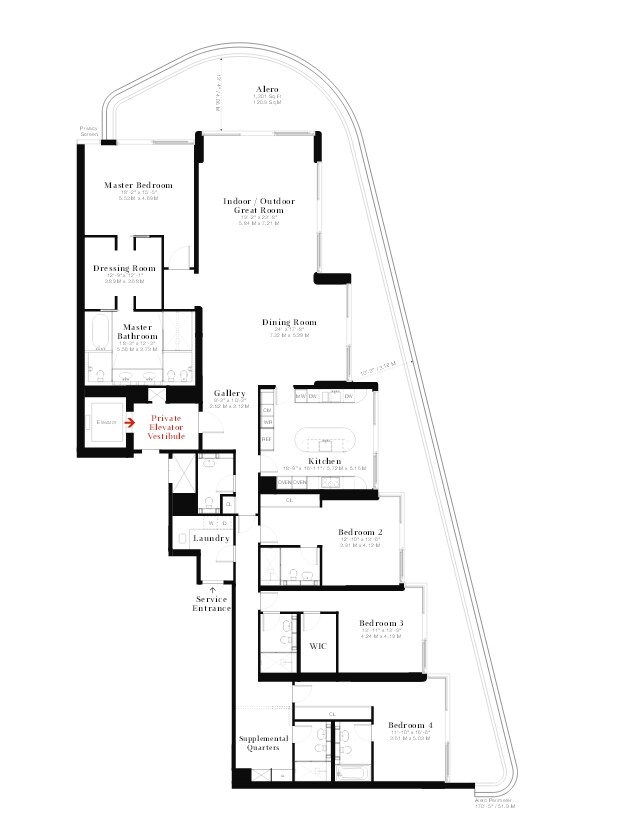 4BR/5BA - Faena House