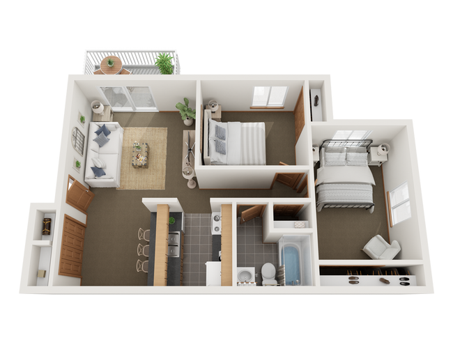 Floorplan - Admiral Porter Apartments