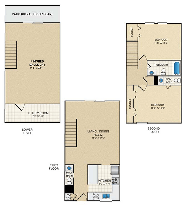 Floorplan - Sheridan Ridge Townhomes