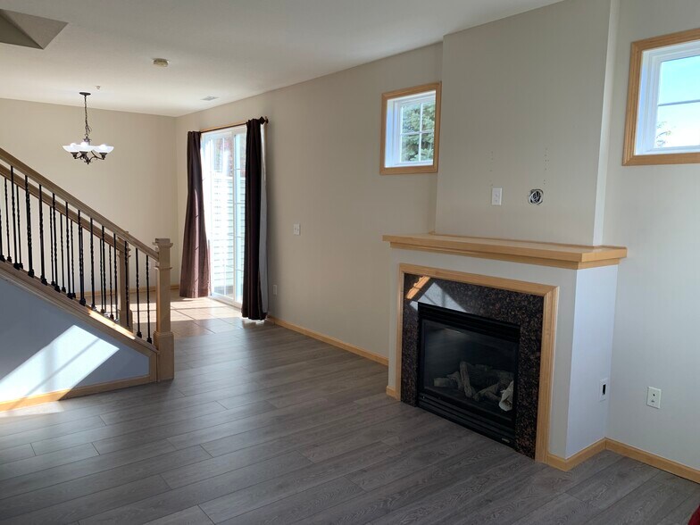 Fireplace in living room - 551 87th St