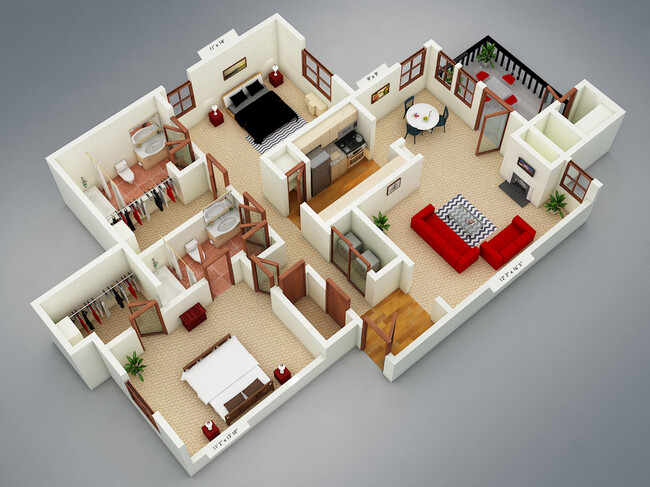 Floorplan - Pines at Marston Lake