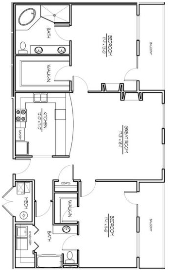 2BR/2BA - One & Nine Condominiums