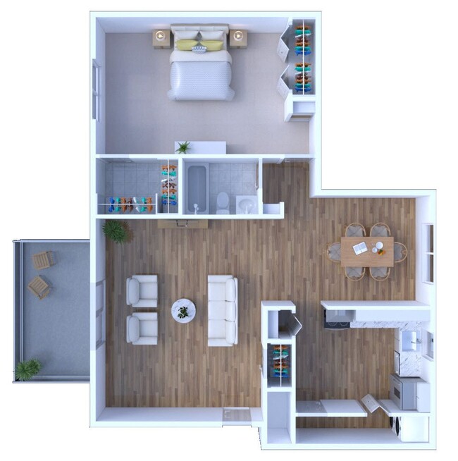 Floorplan - Fountainview Apartments