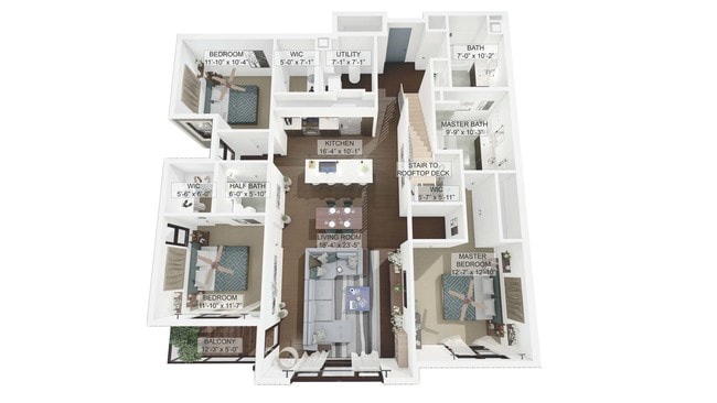 Floorplan - La Collina Living in Little Italy Cleveland