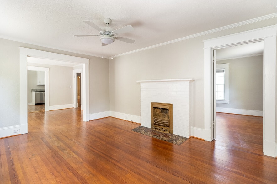 Decorative Fireplace in Living Room - 1510 Glenwood Ave