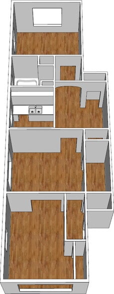 3D Layout - 6633 Alamo Avenue