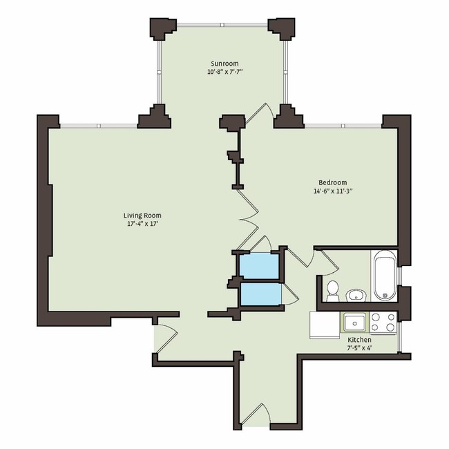 Floorplan - 918 E. Hyde Park Boulevard