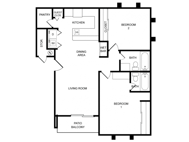 Floorplan - Olive East