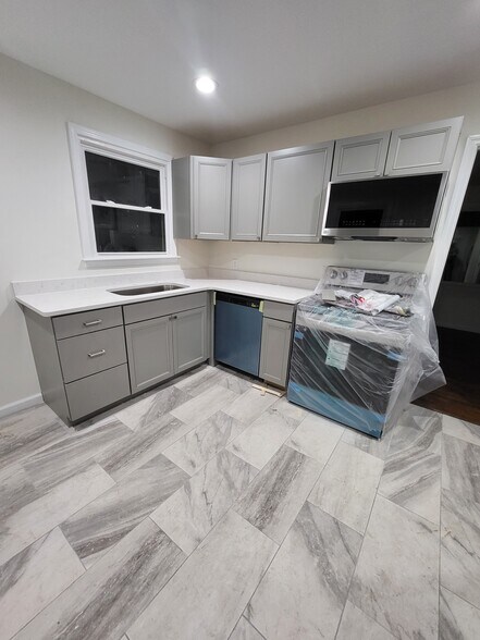 Kitchen (while it was in progress) - 1512A Sweetbriar Ave