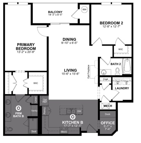Floorplan - The Gatherings at Twin Creeks