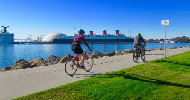 There are 60 miles of bike paths through out Long Beach - 4435 E Ocean Blvd
