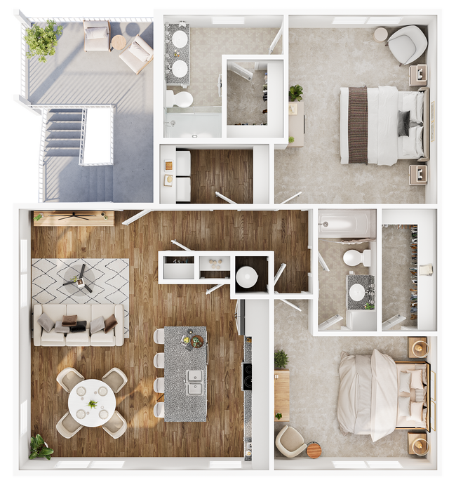 Floorplan - Hathaway at Lake Norman Apartments