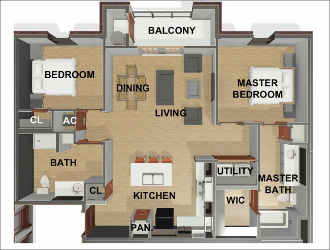 Floorplan - Dallas Apartments