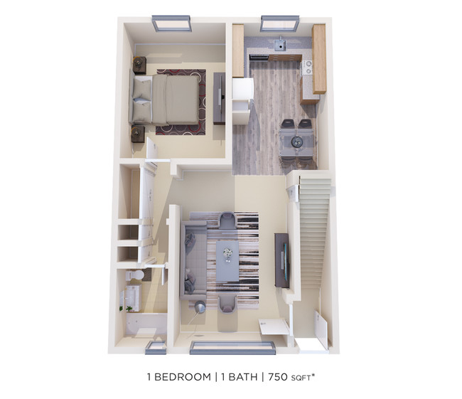 Floorplan - Lakeview Terrace Apartment Homes