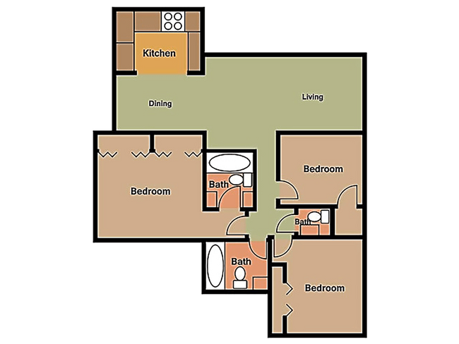 Floorplan - Norte Villas Apartments