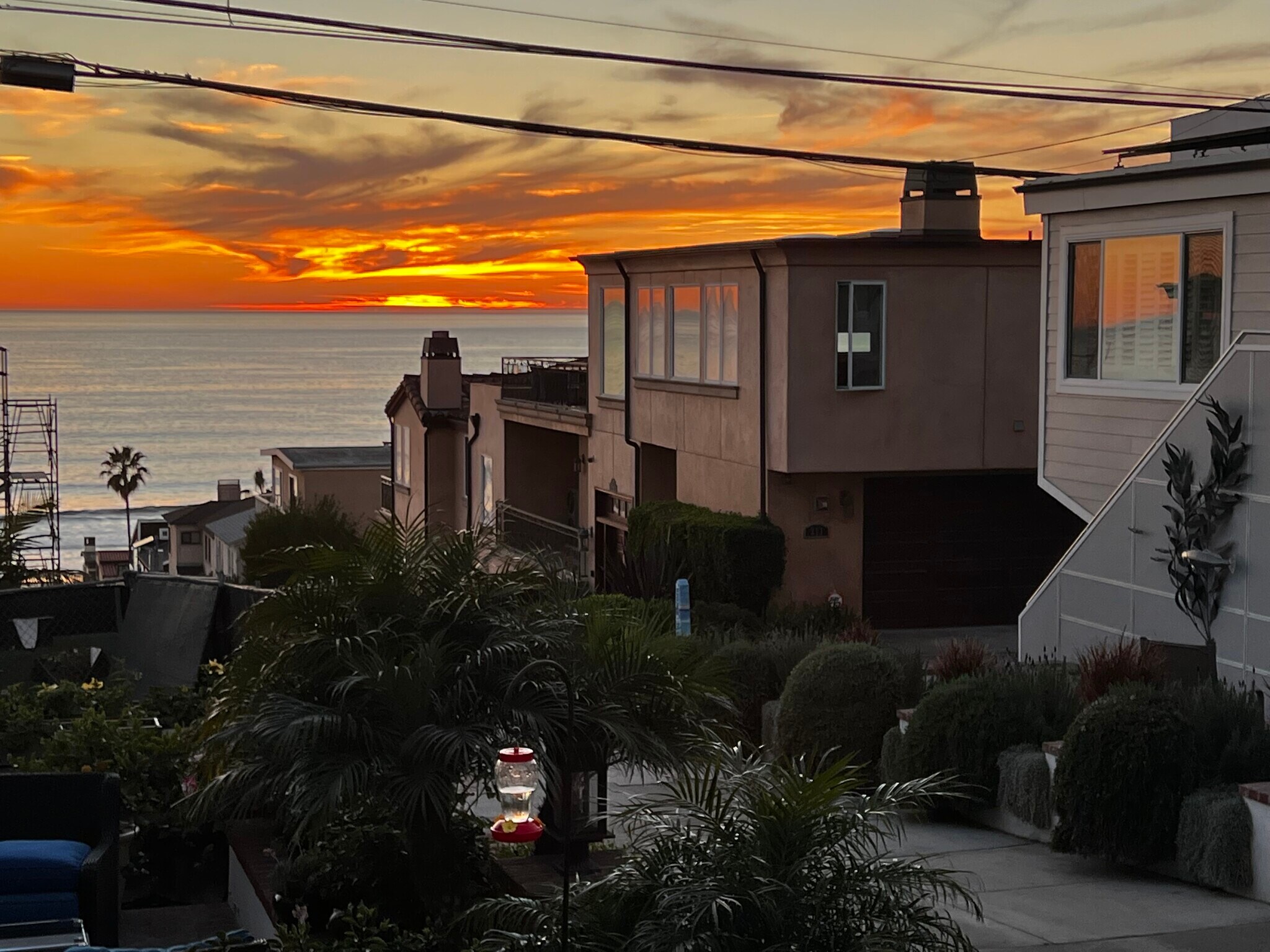 sunset from our walkstreett - 323 31st Pl
