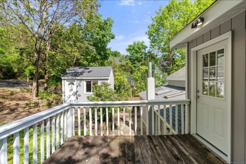 Back deck off the 5th bedroom - 52 Grove St