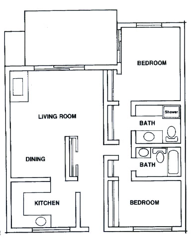 Deluxe 2 Bedroom - Diamond Head Apartments