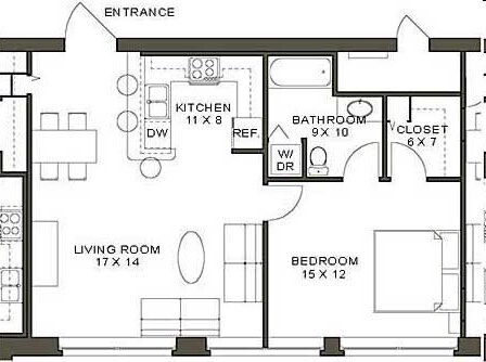 1BR/1BA - 257 Lafayette Center Lofts