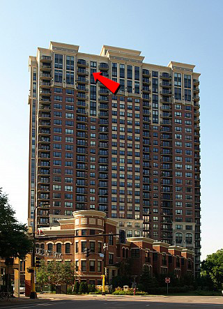 Located on the 26th floor facing downtown Mpls - 500 E Grant St