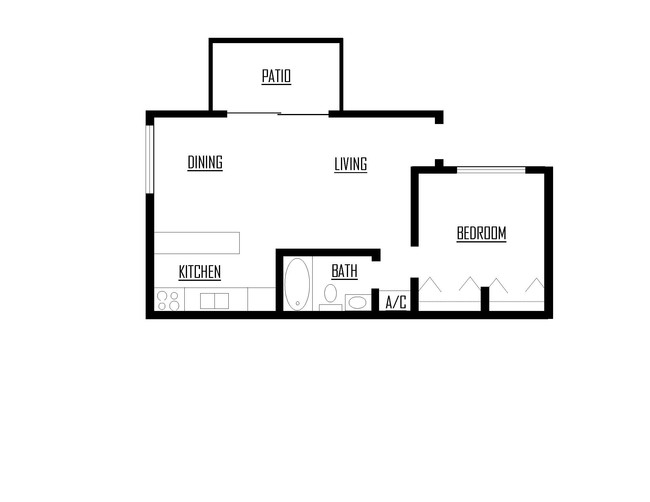 Floorplan - Peaks at Live Oak