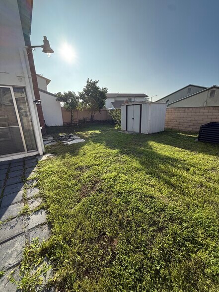 Backyard with Additional Storage - 2617 Lakemoor Pl