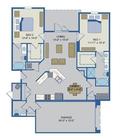 Floorplan - Cabana/Galleria Club