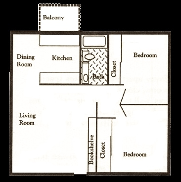 2BR/1BA - Debonair Luxury Apartment Homes