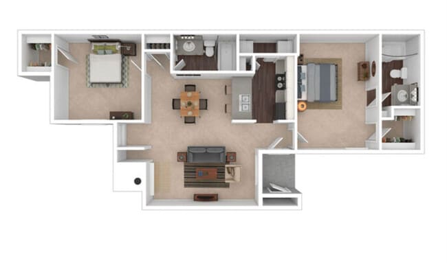 Floorplan - Pinehurst Place Apartments