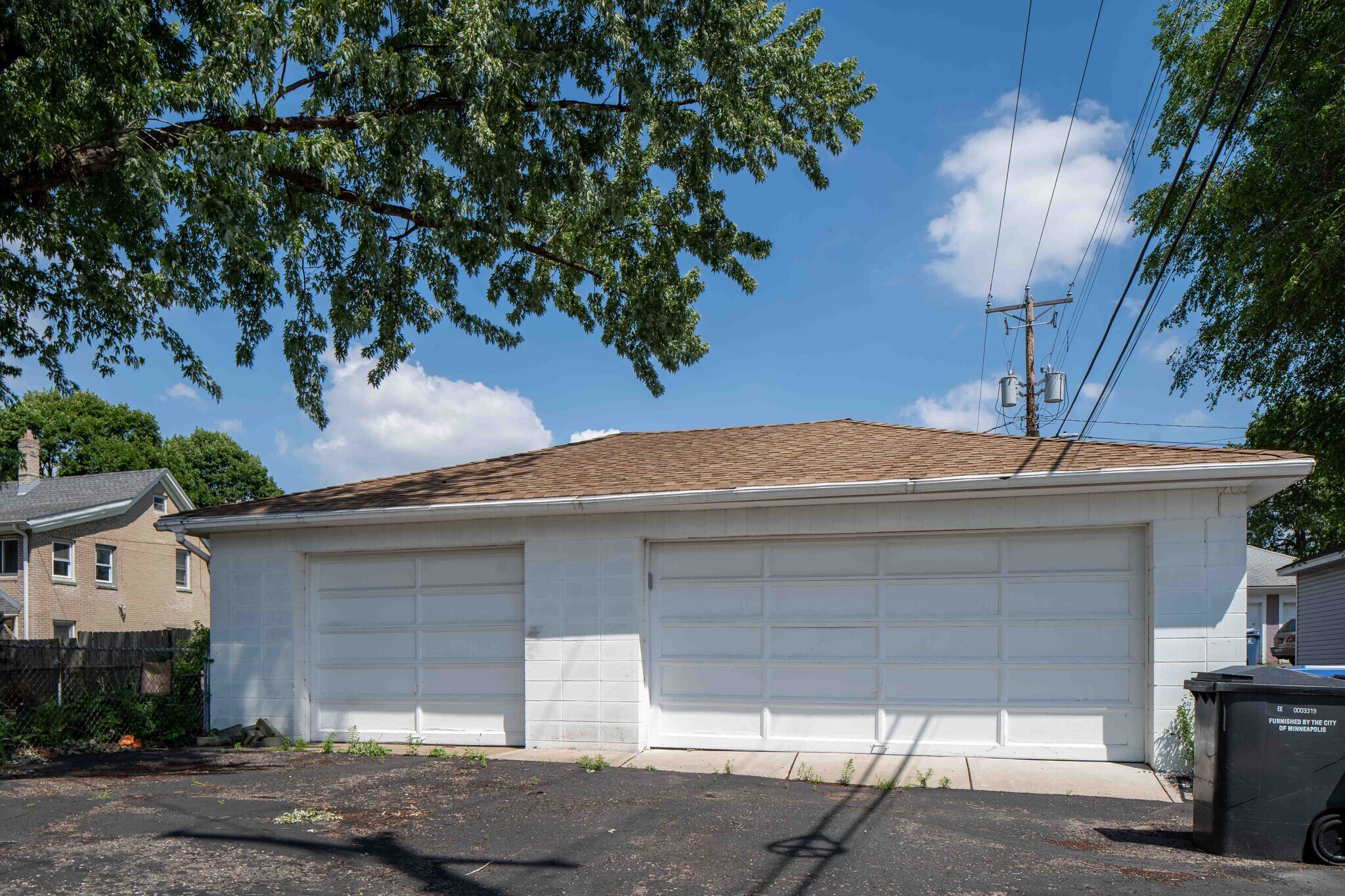 Parking spots + garage behind - 2401 3rd st NE Apt 2