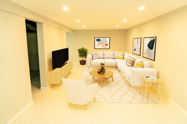 Basement (Virtually staged) - 61 Tristan Rd