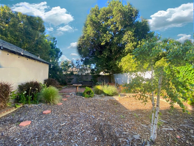 Backyard w plenty room for garden - 14832 Hartsook St