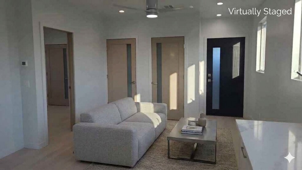 Virtually staged: Living Room, Open Floor Plan - 3355 Virginia Ave