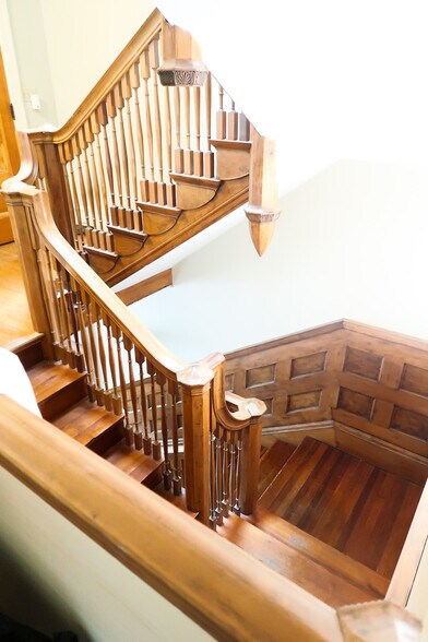 3 floors of original woodwork stairway - 2319 1st Ave S