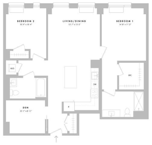 Floorplan - The Hazel Jersey City