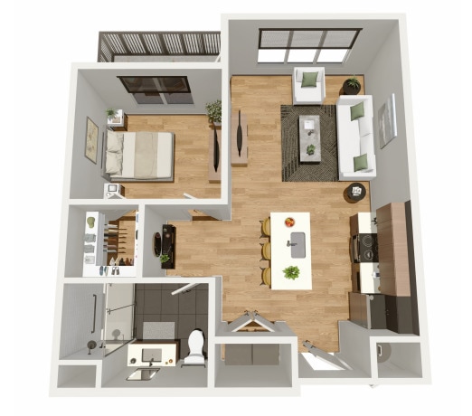 1 Bed 1 Bath ADA Unit - Breakwater Lofts