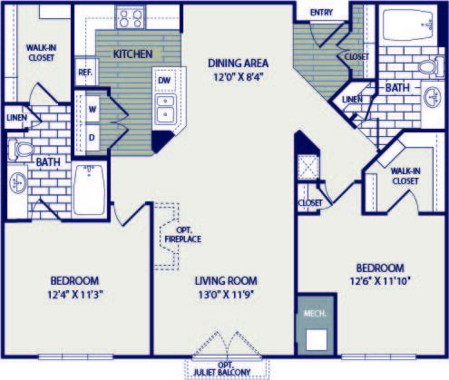 Floorplan - The Residences at Congressional Village