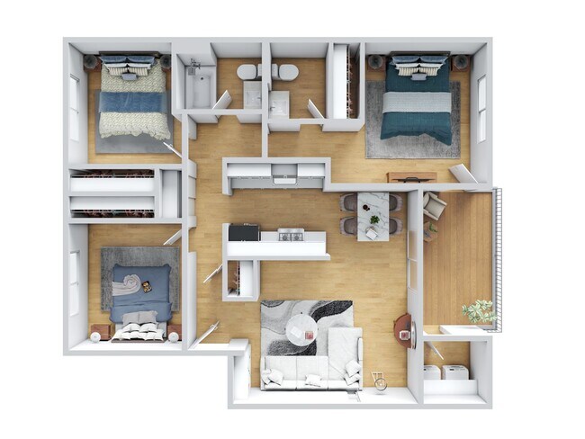 Floorplan - Oak Ridge Apartments