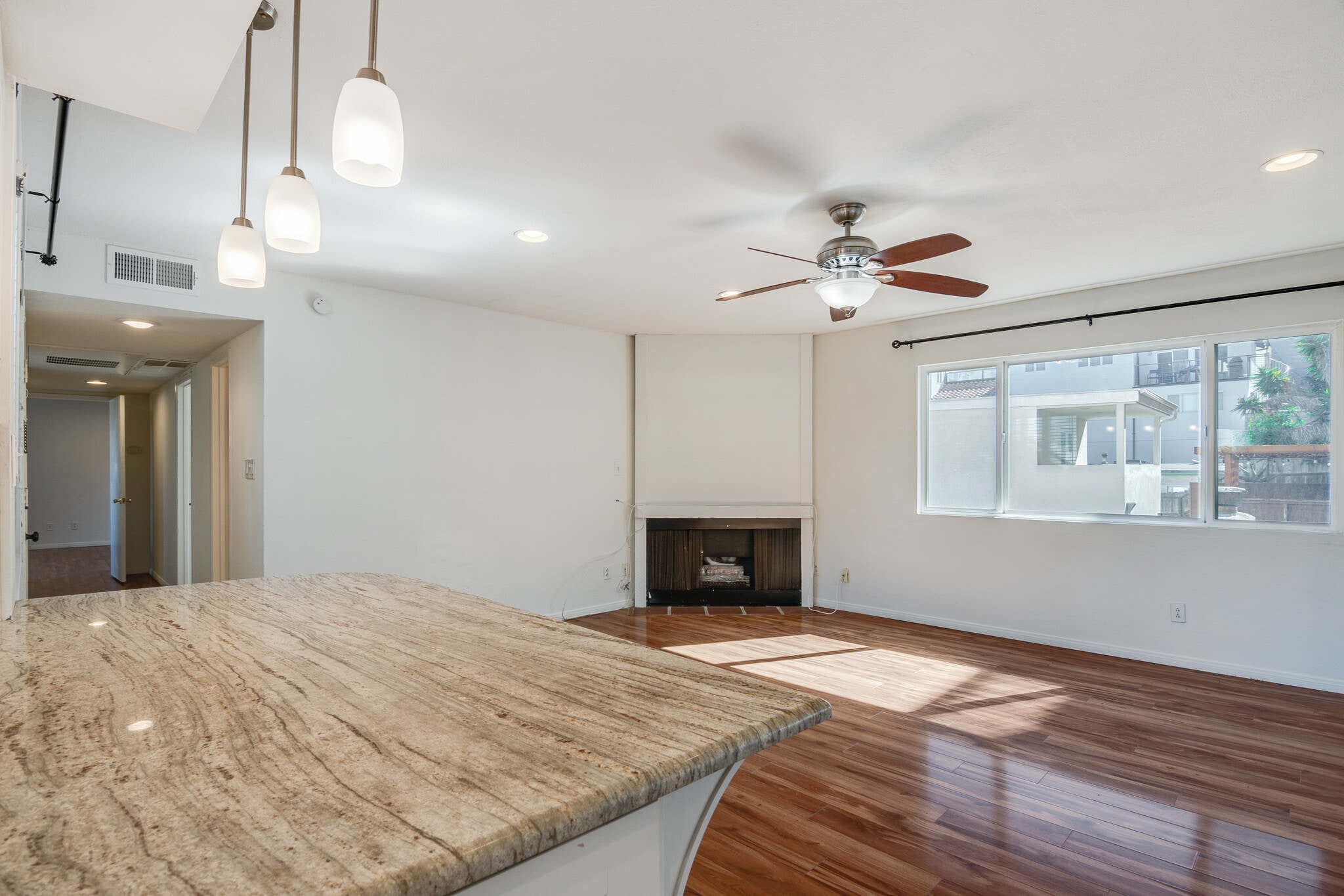 Living Room - with Fireplace - 851 Cypress Ave