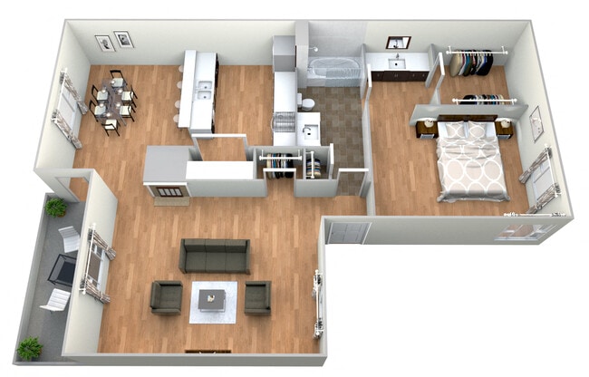 Floorplan - STATION 121 at Town Center Apartments