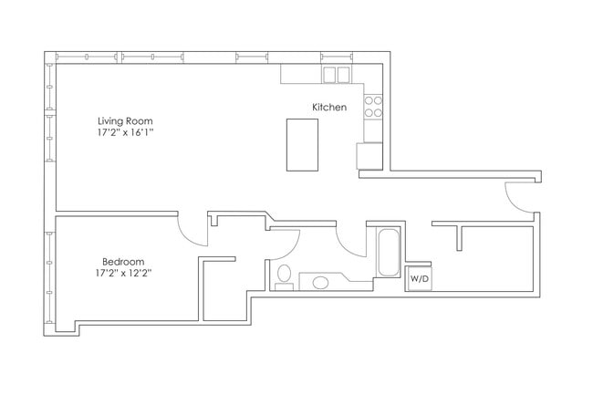 Floorplan - The Apartments on Main