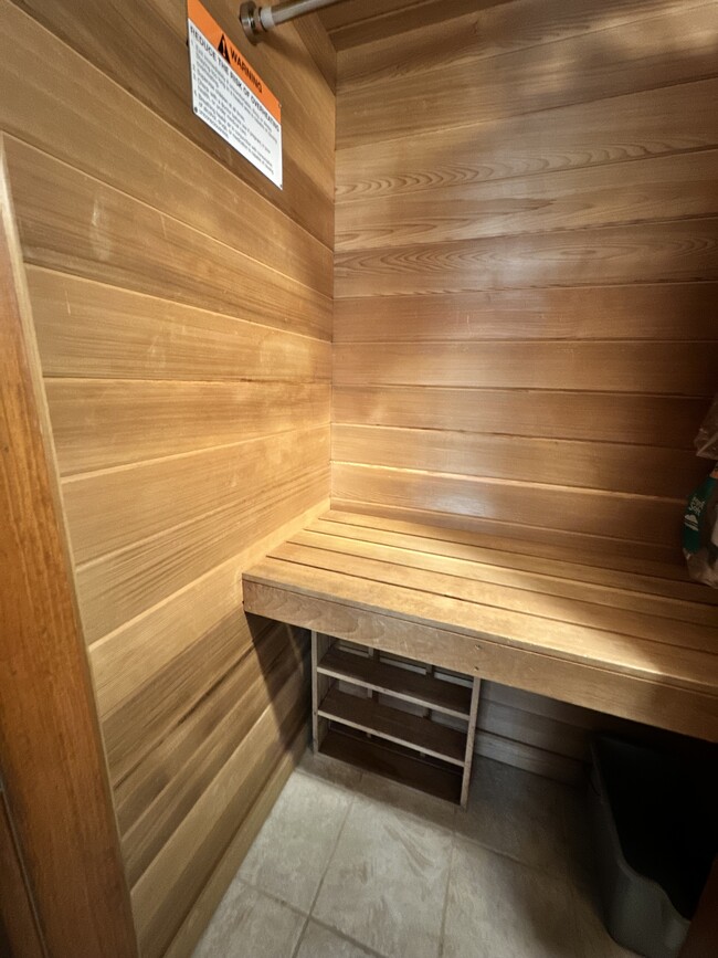 Small cedar closet off main bathroom - 576 Marrett Rd