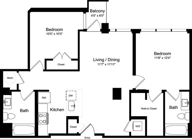 Floorplan - 455 Eye Street