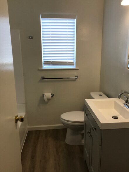 Bathroom with new vanity - 756 Sunset Blvd